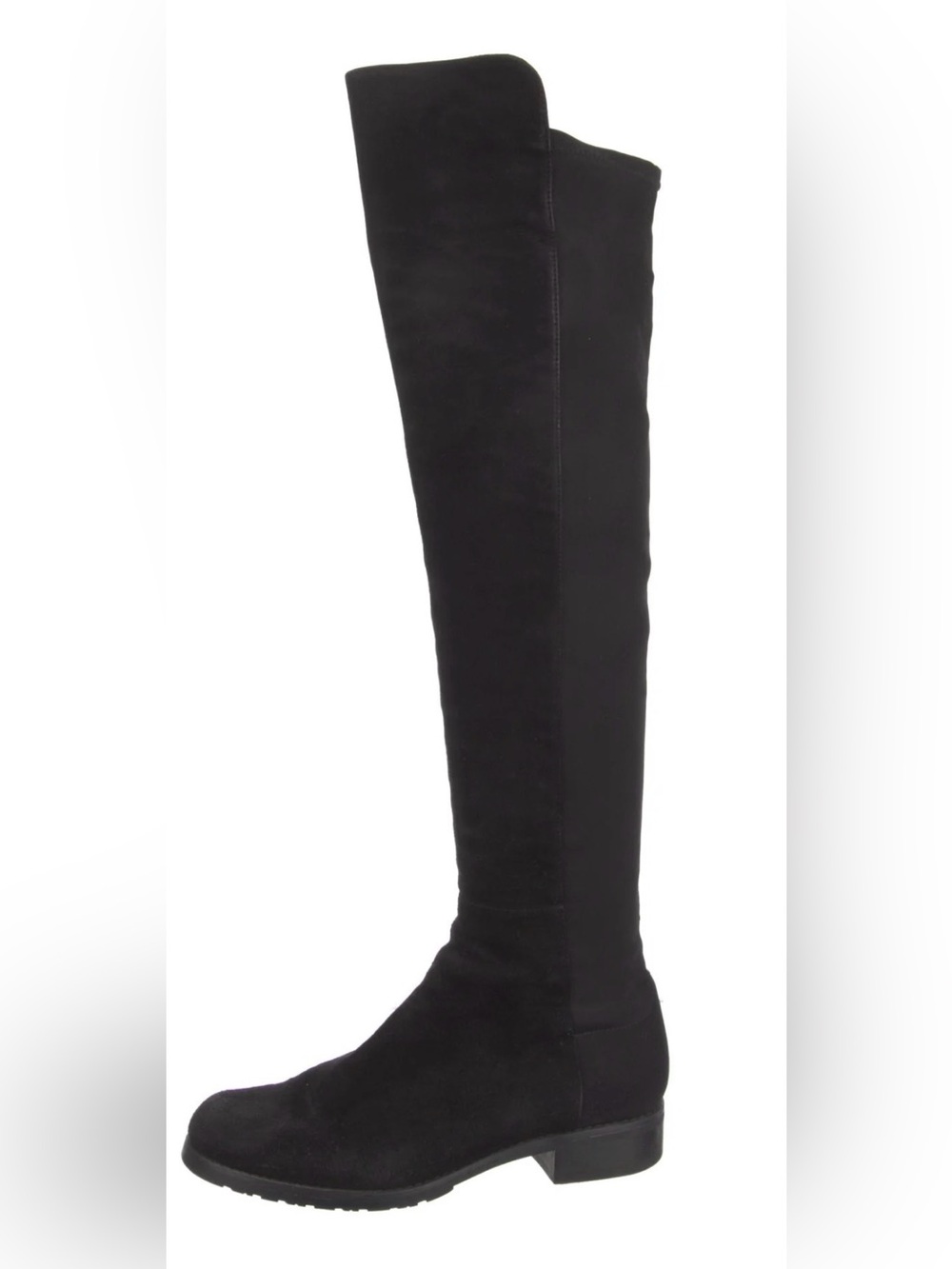 Stuart Weitzman Black Over-the-Knee Stretch Boot 7.5 M